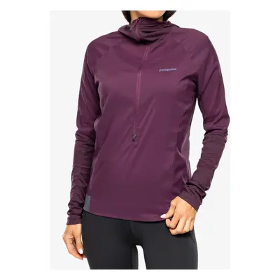 Bunda na běhání dámská Patagonia Airshed Pro Pullover - night plum