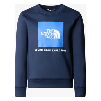 Dětská mikina The North Face Teen Redbox Crew - navy/solar blue