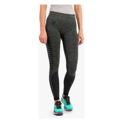 Dámské běžecké legíny Compressport Winter Run Legging - black