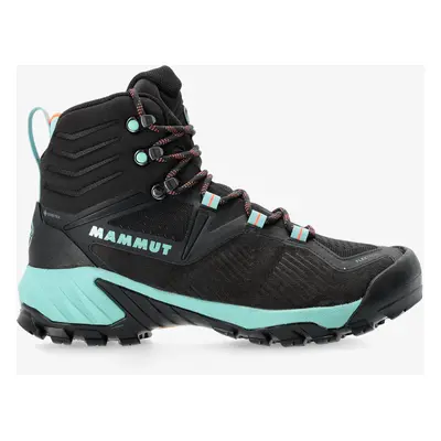 Trekové boty dámské Mammut Sapuen High GTX - black/dark frosty