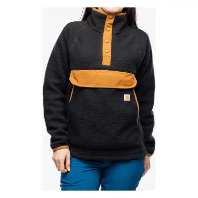 Fleecová mikina dámská Carhartt Relaxed Fit Fleece Pullover - black