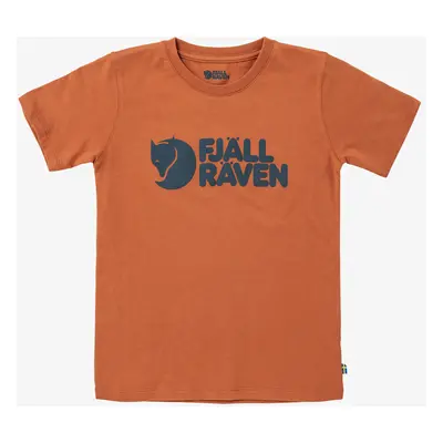 Dětské tričko Fjallraven Kids Logo T-shirt - terracotta brown