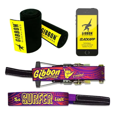 Slackline Gibbon Slacklines SurferLine Treewear Set