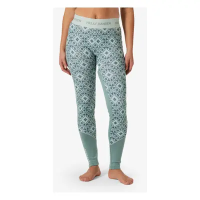 Termolegíny dámské Helly Hansen LIFA Merino Midweight Graphic Pant - cactus star pixel aop