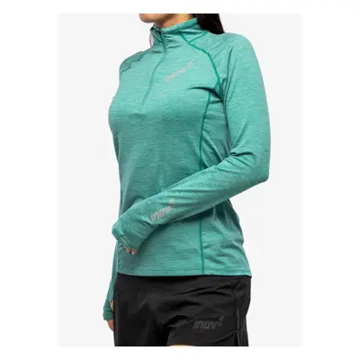 Mikina na běhání dámská Inov-8 Train Elite Mid Half-Zip - dark teal