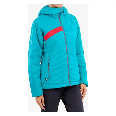 Dámská zateplená bunda CMP Aalia Fix Hood Jacket - lagoon