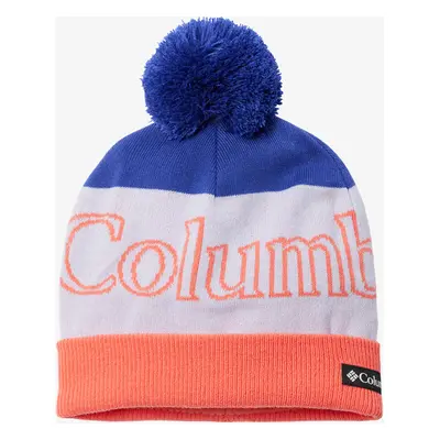 Dětská čepice Columbia Youth Polar Powder Beanie - clematis blue/snowdrift/coral