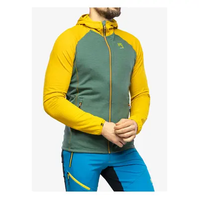 Pánská mikina Karpos Ambrizzola Full-Zip Hoodie - north atlantic/lemon curry