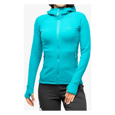 Dámská fleecová mikina Rab Power Stretch Pro Jacket - aquamarine