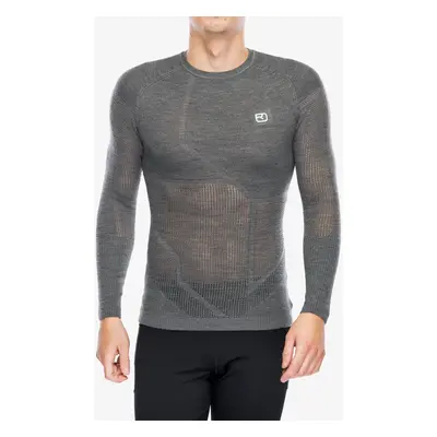 Funkční mikina Ortovox Merino Thermovent LS - dark grey blend