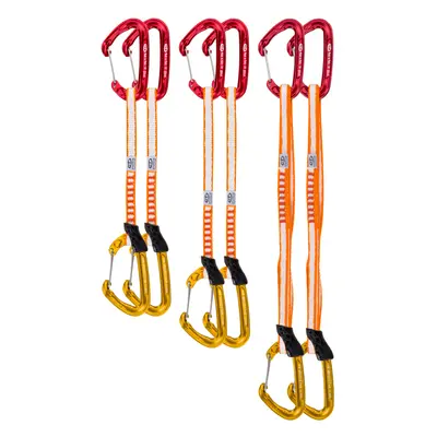 Lezecké expresky Climbing Technology Fly-Weight Evo Set UL 6-Pack Mix - red/gold