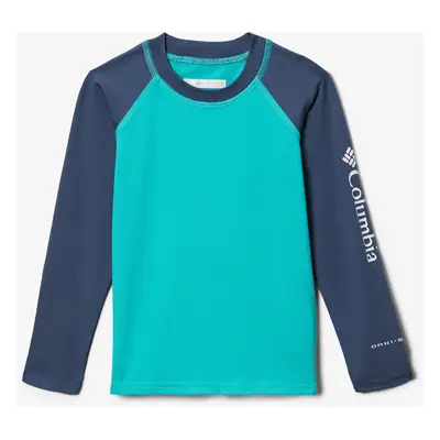 Chlapecká mikina Columbia Sandy Shores Long Sleeve Sunguard - aqua/dark mountain