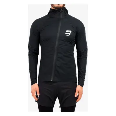 Běžecká bunda Compressport Hurricane Waterproof 10/10 Jacket - black