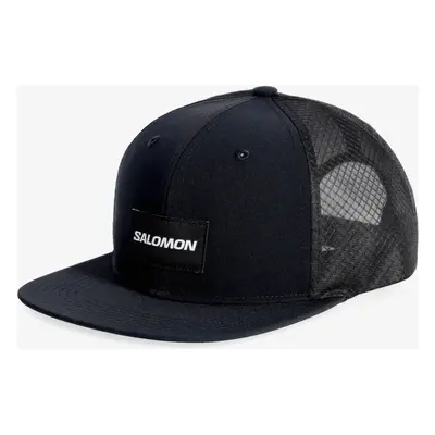 Kšiltovka Salomon Trucker Flat Cap - deep black/deep