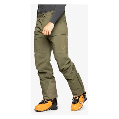 Skialpové kalhoty pánské Norrona Lyngen Gore-Tex Pro Pants - olive night