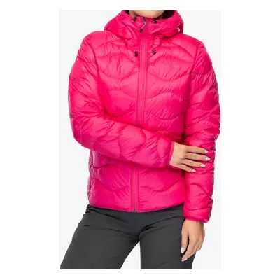 Dámská péřová bunda Peak Performance Helium Down Hood Jacket - beetroot purple