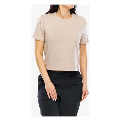 Bavlněné tričko dámské Black Diamond BD Stripe SS Tee - off white/pale mauve