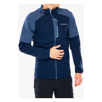 Softshellová bunda Columbia Columbia Tech Softshell Hoodie - collegiate navy/dark mtn