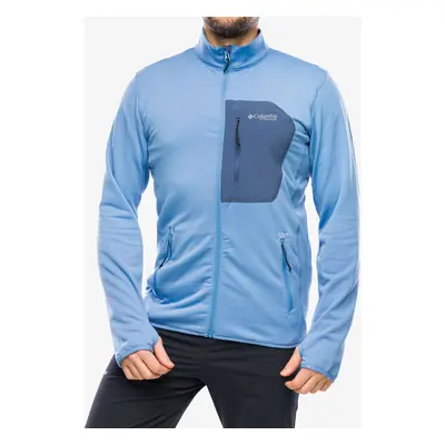 Mikina bez kapuce Columbia Triple Canyon Grid Fleece Full Zip - skyler/dark mountain