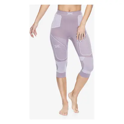 Termolegíny dámské X-Bionic Energy Accumulator Light Pants 3/4 - lavender/arctic white