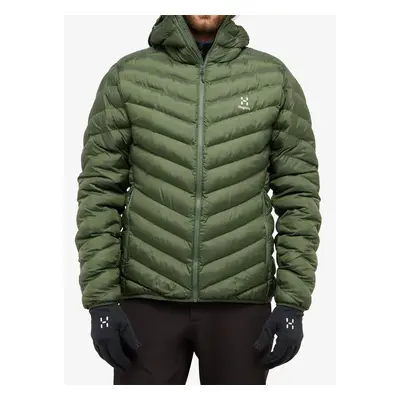 Zateplená bunda Haglofs Sarna Mimic Hood - seaweed green