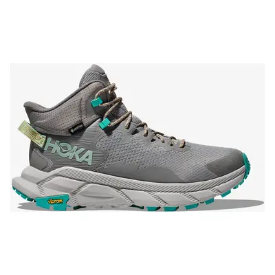 Turistické boty Hoka Trail Code GTX - galactic grey/electric aqua