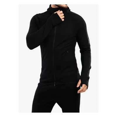 Pańska mikina Icebreaker ZoneKnit LS Zip Hoodie - black