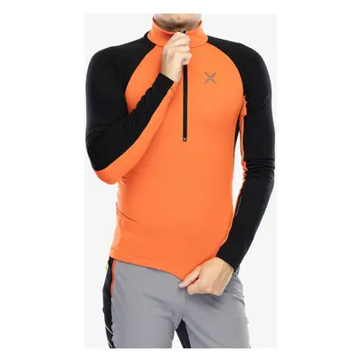 Mikina bez kapuce Montura Run Soft Zip Maglia - orange