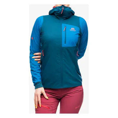 Damska bunda na skialpy Mountain Equipment Switch Pro Hooded Jacket - majolica blue/mykonos blue