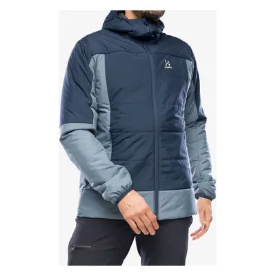 Zateplená bunda Haglofs Mimic Silver Hood - steel blue/tarn blue