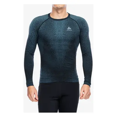 Funkční mikina Odlo Performance Warm Blackcomb BL Top Crew Neck LS - provincial blue