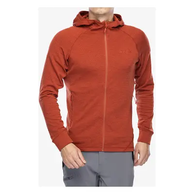 Mikina s kapucí Rab Nexus Hoody - tuscan red