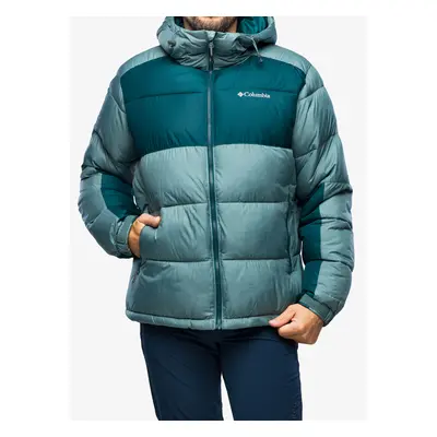 Pánská zimní bunda Columbia Pike Lake II Hooded Jacket - metal/night wave