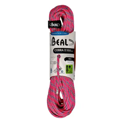 Dvojité lano Beal Cobra II Unicore Golden Dry 8,6 mm x m - fuchsia/green