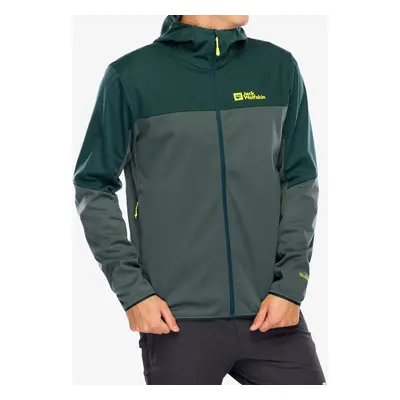 Softshellová bunda Jack Wolfskin Feldberg Hoody - slate green