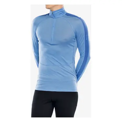 Funkční mikina Icebreaker Merino ZoneKnit LS Half Zip - baja/brilliant/cb