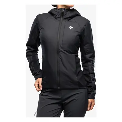 Zateplená bunda dámská Black Diamond First Light Hybrid Hoody - black/black