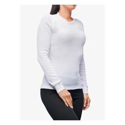 Funkční mikina dámská Odlo Active Warm Eco BL Top Crew Neck LS - white