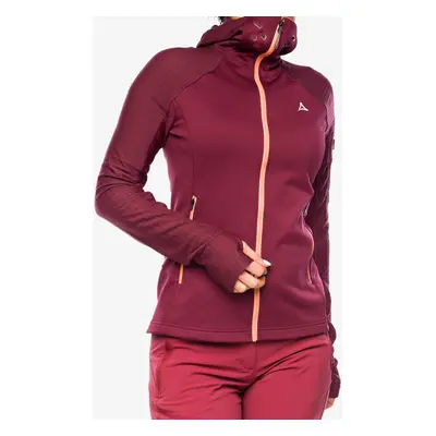 Dámská mikina Schoffel Fleece Hoody Rotbach - dark burgundy