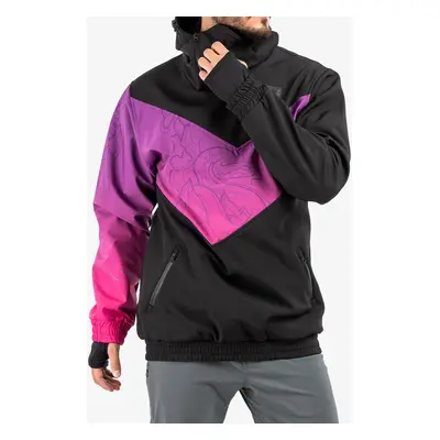 Lyžařská bunda Majesty Shadow Softshell - blk/purple