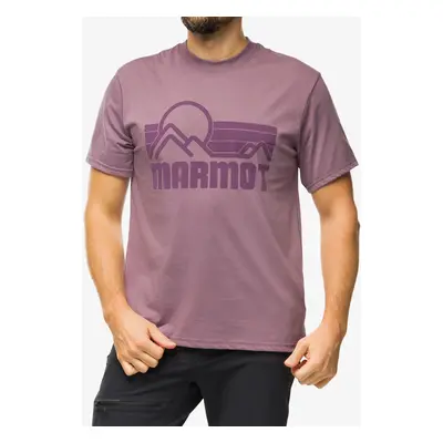 Bavlněné tričko Marmot Coastal Tee SS - hazy purple