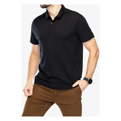 Polokošile Icebreaker Merino Tech Lite III SS Polo - black