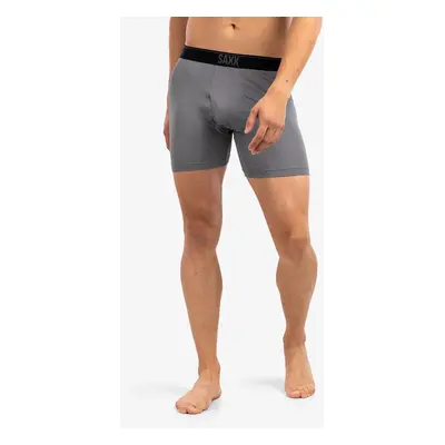 Termoaktivní boxerky Saxx Quest Boxer Brief Fly - dark charcoal II