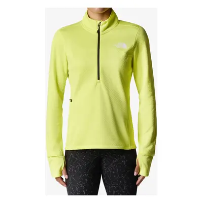 Dámská mikina bez kapuce The North Face Winter Warm Pro 1/4 Zip - firefly yellow