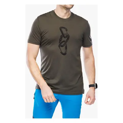 Tričko Super.natural Carabineri Tee - black ink/jet black