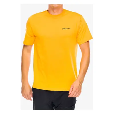 Bavlněné tričko Marmot Crayon Dot Tee SS - golden sun