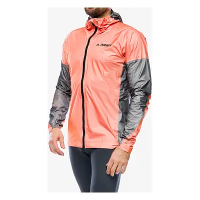 Bunda na běhání adidas TERREX Agravic 3L Pro Rain Jacket - semi impact orange