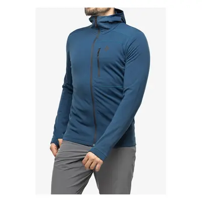 Mikina s kapucí Black Diamond Coefficient Fleece Hoody - azurite