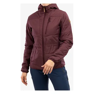 Dámská izolovaná bunda Fjallraven Keb Padded Hoodie - port