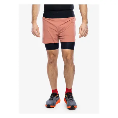 Běžecké kraťasy Salomon Sense 2in1 Shorts - light mahogany